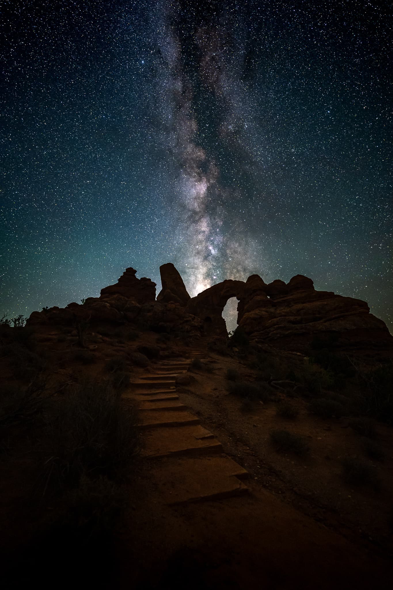 Turret Arch, Milky Way